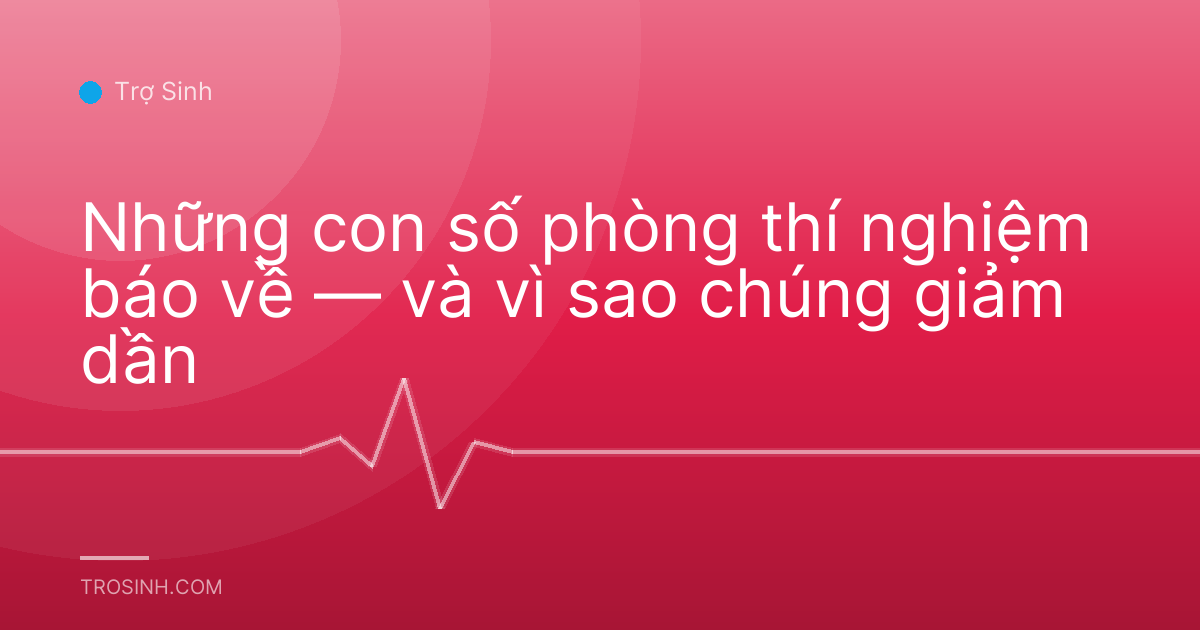 Những con số phòng thí nghiệm báo về — và vì sao chúng giảm dần